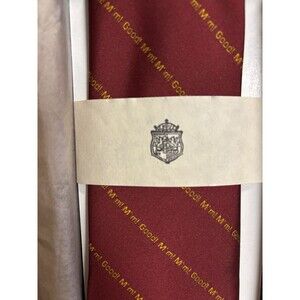 Vintage Campbell’s Soup Promotional Tie – M’m! M’m! Good! Red Silk Blend NIB USA